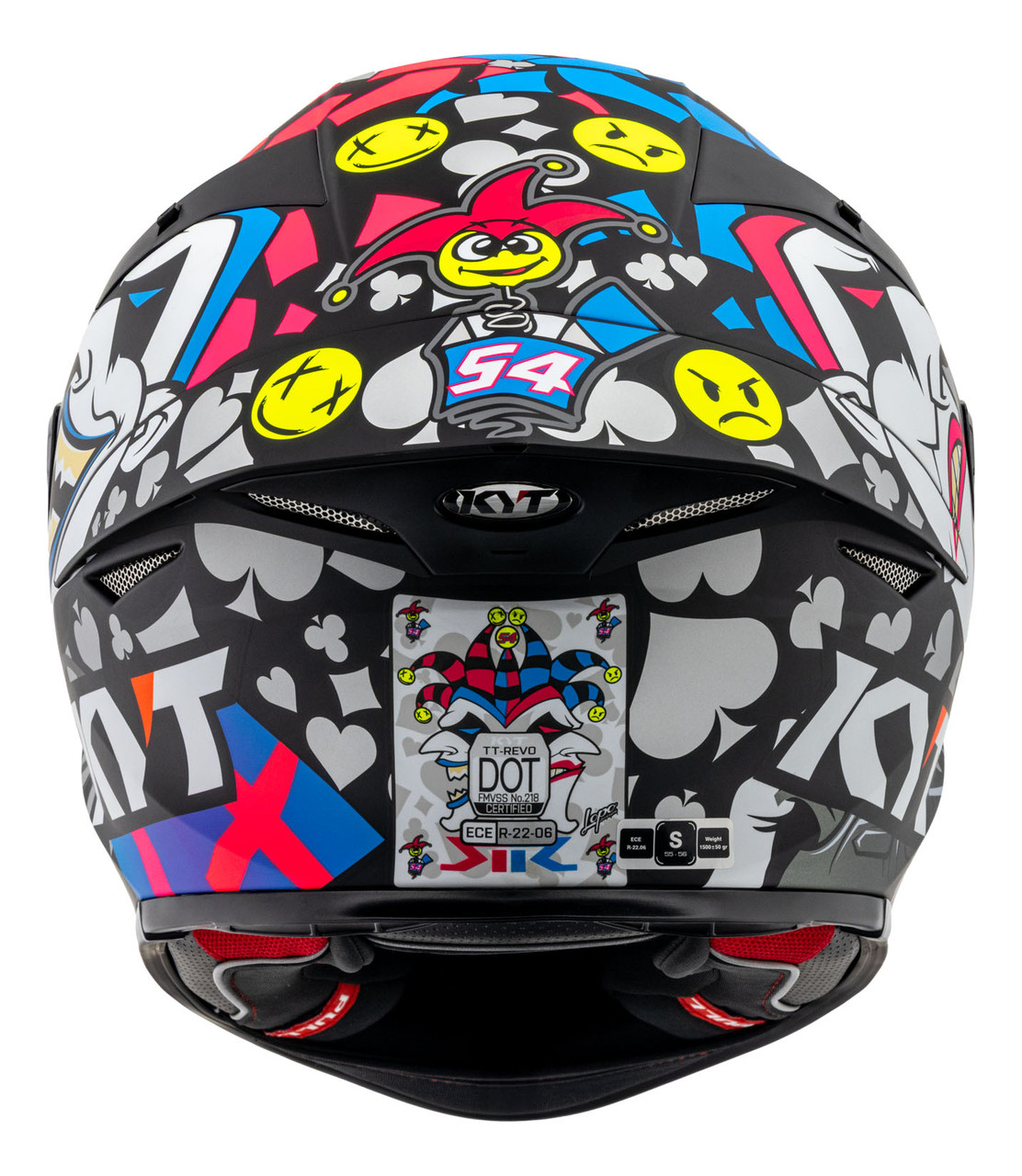 KYT TT-Revo Riccardo Rossi 2022 Matte Replica Helmet - Speed Addicts